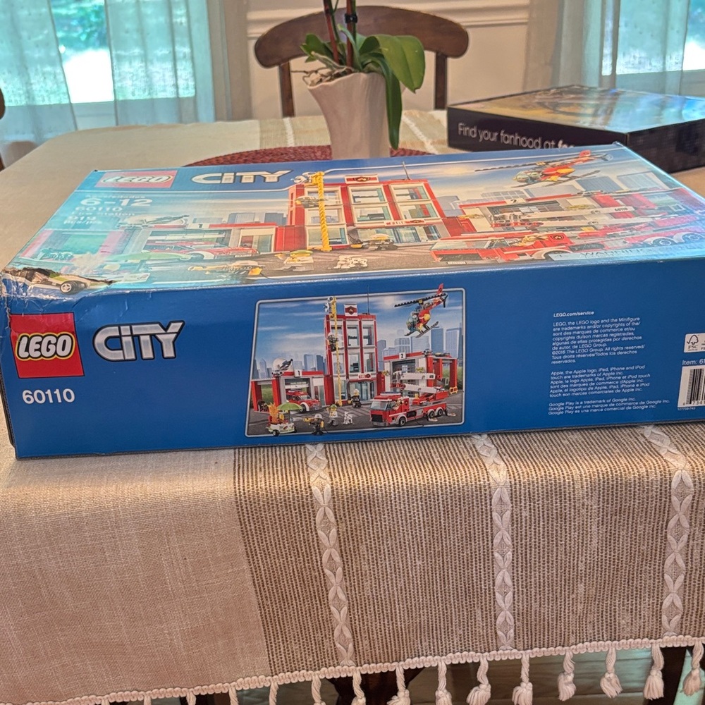 LEGO City Fire Station Playset - Red, White, Blue, Yellow, Black - Picture 4 of 4